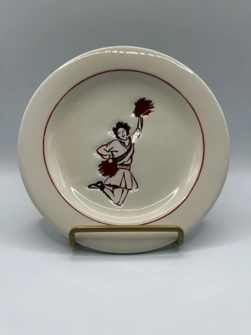 Williams Sonoma 'Vintage Football Collection' Snack Plate Set/4